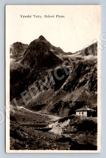 Pohlednice Tatry Zelené pleso Slovensko (ST4096)