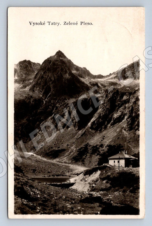 Pohlednice Tatry Zelené pleso Slovensko (ST4096)
