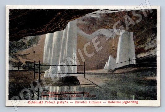 Pohlednice Dobšinská jeskyně 1938 (ST4098)