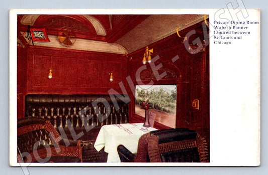 Pohlednice Wabash Banner Limited jídelní vůz (ST4105)