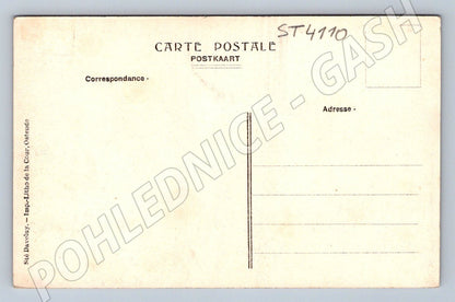 Postcard Ostend equestrian statue of Leopold I (ST4110)