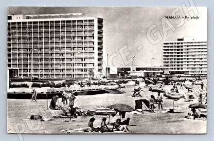 Pohlednice Mamaia Rumunsko pláž 1962 (ST4115)