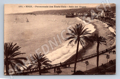 Pohlednice Nice Promenade 1925 (ST4124)