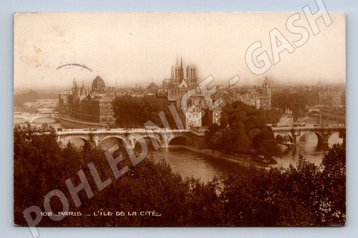 Pohlednice Paříž Notre Dame zaslaná (ST4126)
