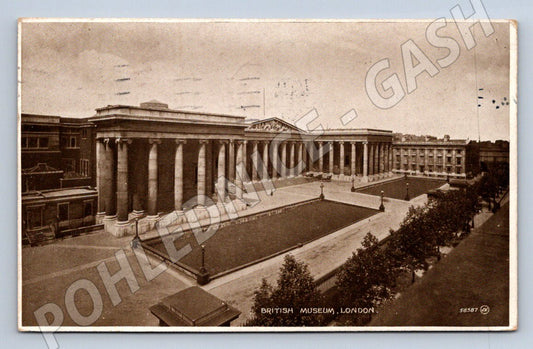 Pohlednice Londýn British Museum 1925 (ST4132)