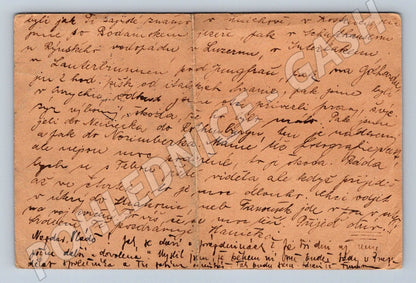Postcard Czechoslovakia Prague 1929 handwritten (ST4136)