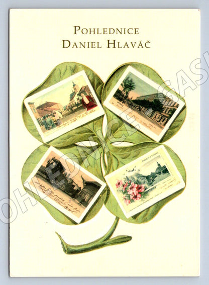 Postcard Daniel Hlaváč Czech Topography (ST4141)