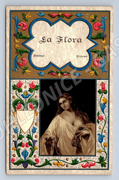 Postcard Tiziano La Flora Serravallo (ST4146)
