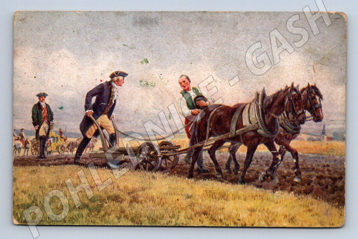 Postcard The King and the Peasant Adolf Liebscher (ST4152)