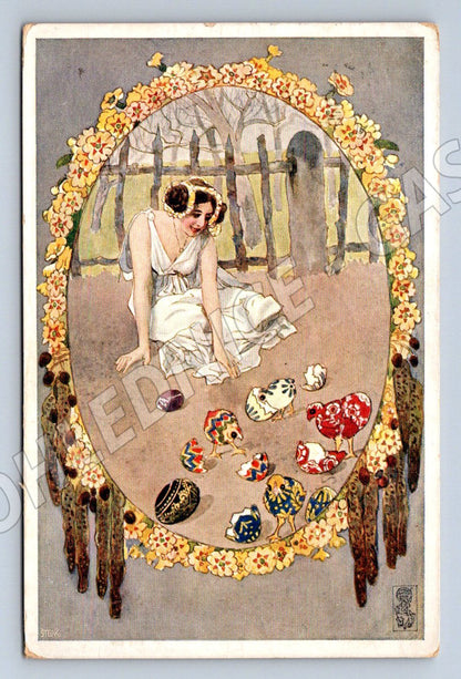 Postcard Easter Illustration 1913 (ST4155)