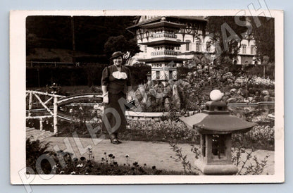 Postcard Luhačovice 1936 Julius Motal (ST4157)