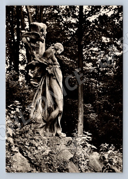 Postcard Česká Třebová statue of Šárka Kocián (ST4164)