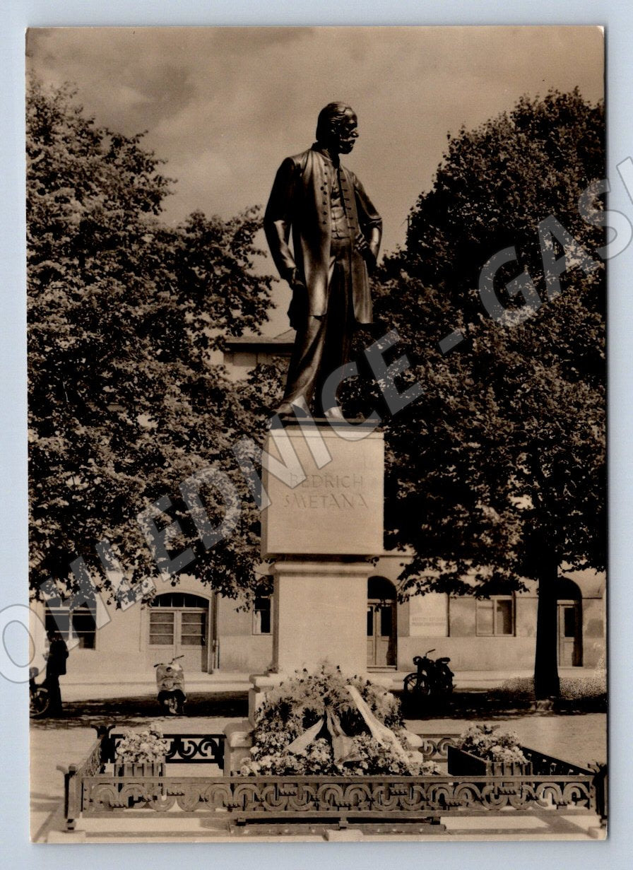 Postcard Litomyšl monument to Bedřich Smetana (ST4165)