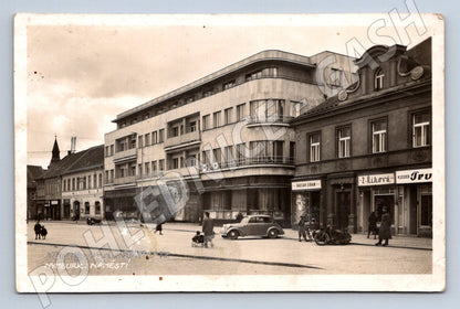 Postcard Nymburk Square 1947 (ST4167)