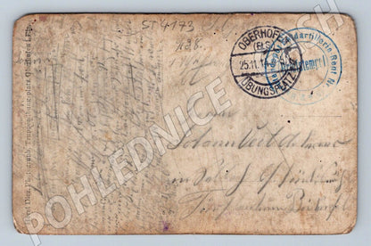 Pohlednice němečtí vojáci na torpilu 1915 (ST4173)