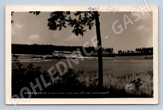 Postcard Zbraslavice sanatorium 1938 (ST4188)
