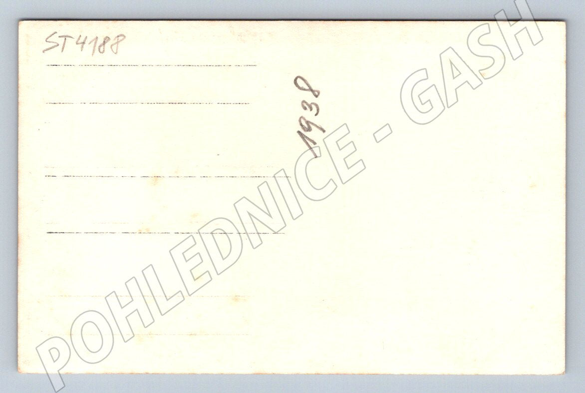 Postcard Zbraslavice sanatorium 1938 (ST4188)