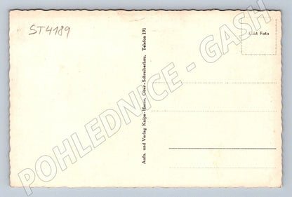 Postcard Sudetenstraße bus Giant Mountains (ST4189)