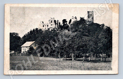 Postcard Zvířetice Castle 1930 (ST4190)