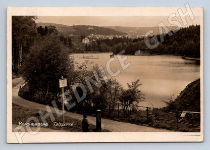 Postcard Liberec Reichenberg Dam 1950 (ST4192)