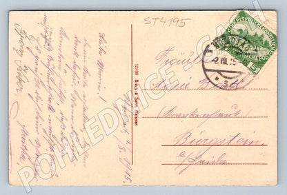Pohlednice Komotau hlavní nádraží 1915 (ST4195)