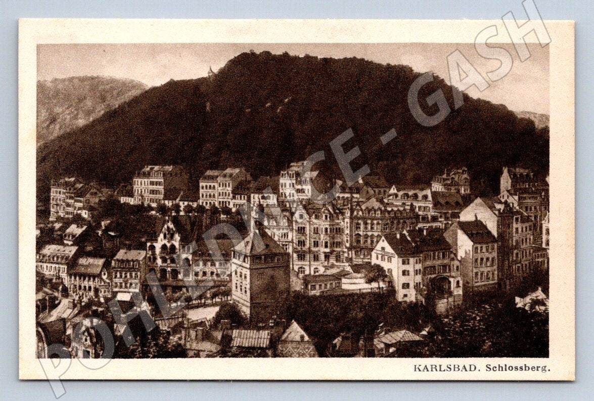Postcard Karlovy Vary Schlossberg (ST4198)