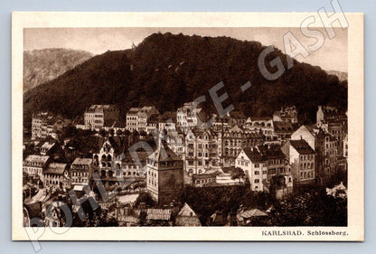 Postcard Karlovy Vary Schlossberg (ST4198)