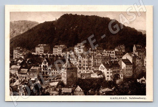Postcard Karlovy Vary Schlossberg (ST4198)