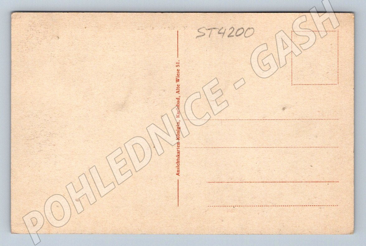 Postcard Karlovy Vary Mill Colonnade (ST4200)