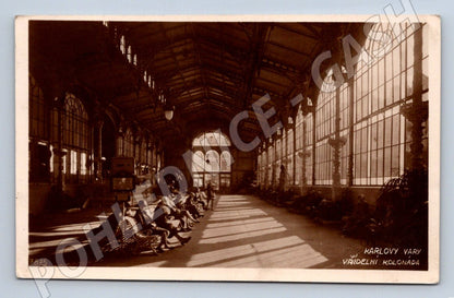 Postcard Karlovy Vary Hot Spring Colonnade (ST4203)