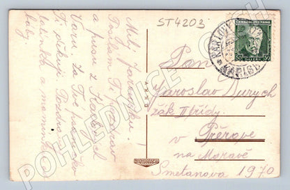 Postcard Karlovy Vary Hot Spring Colonnade (ST4203)