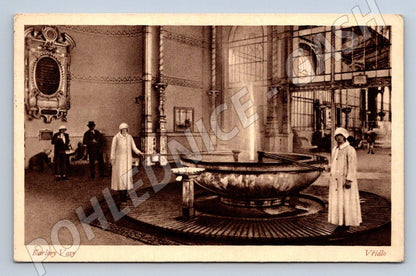 Postcard Karlovy Vary Hot Spring 1927 (ST4204)