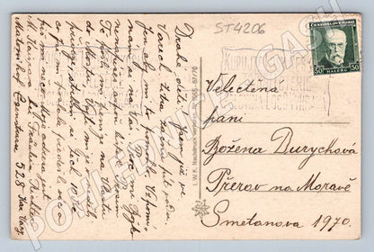 Postcard Karlovy Vary Hot Spring Colonnade (ST4206)