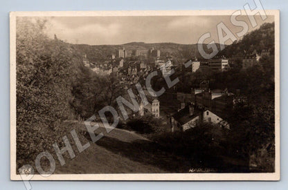 Postcard Karlovy Vary 1934 stamp (ST4208)
