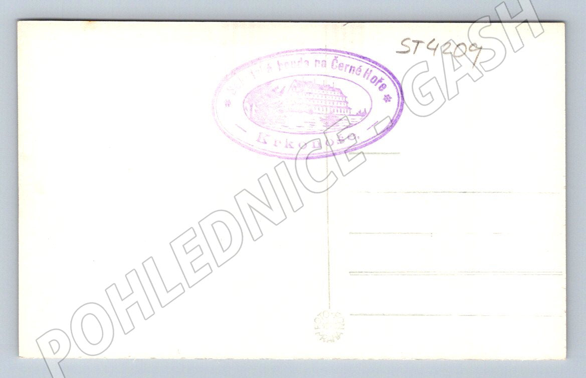 Postcard Krkonoše Sokolska bouda (ST4209)