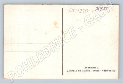 Postcard Choustník Castle 1927 (ST4220)