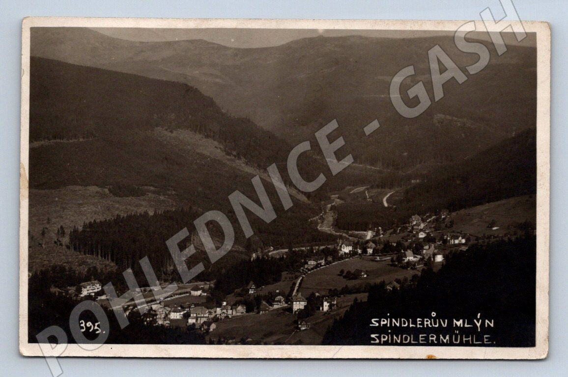 Postcard Špindlerův Mlýn, cancelled (ST4229)