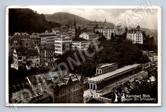 Postcard Karlovy Vary Mill Colonnade (ST4237)