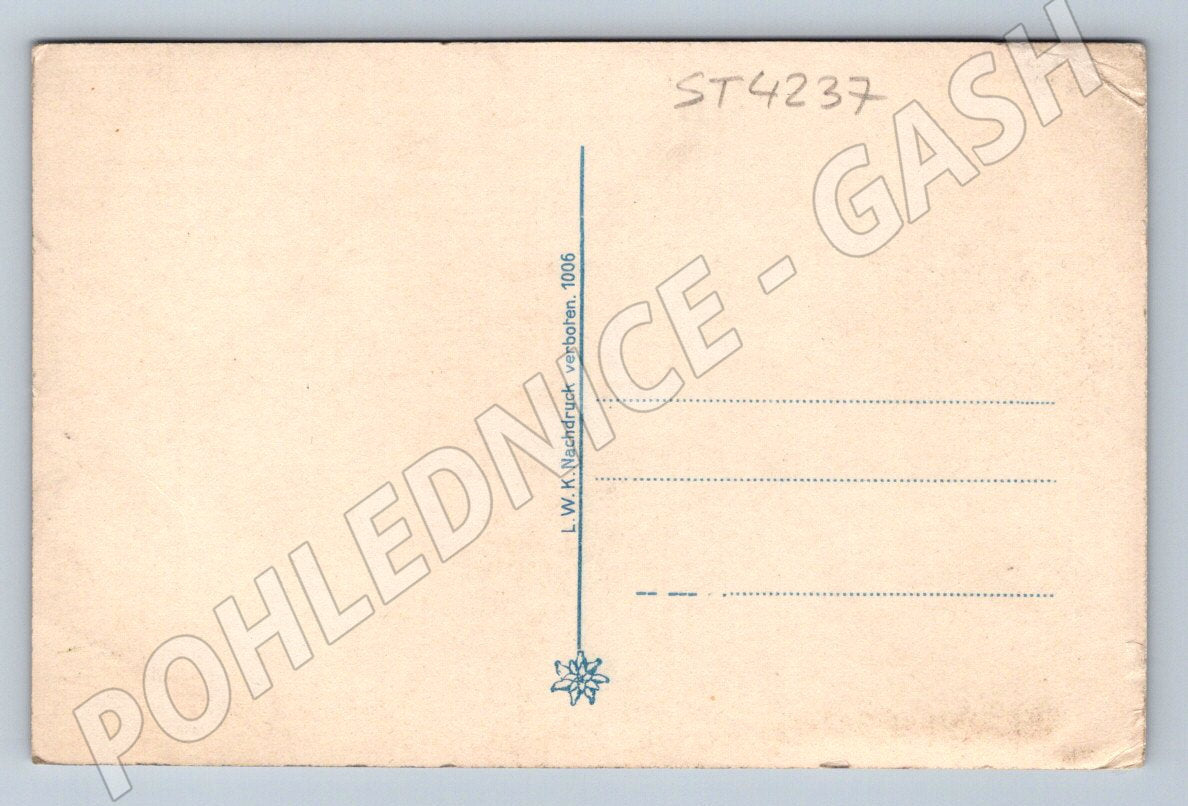 Postcard Karlovy Vary Mill Colonnade (ST4237)