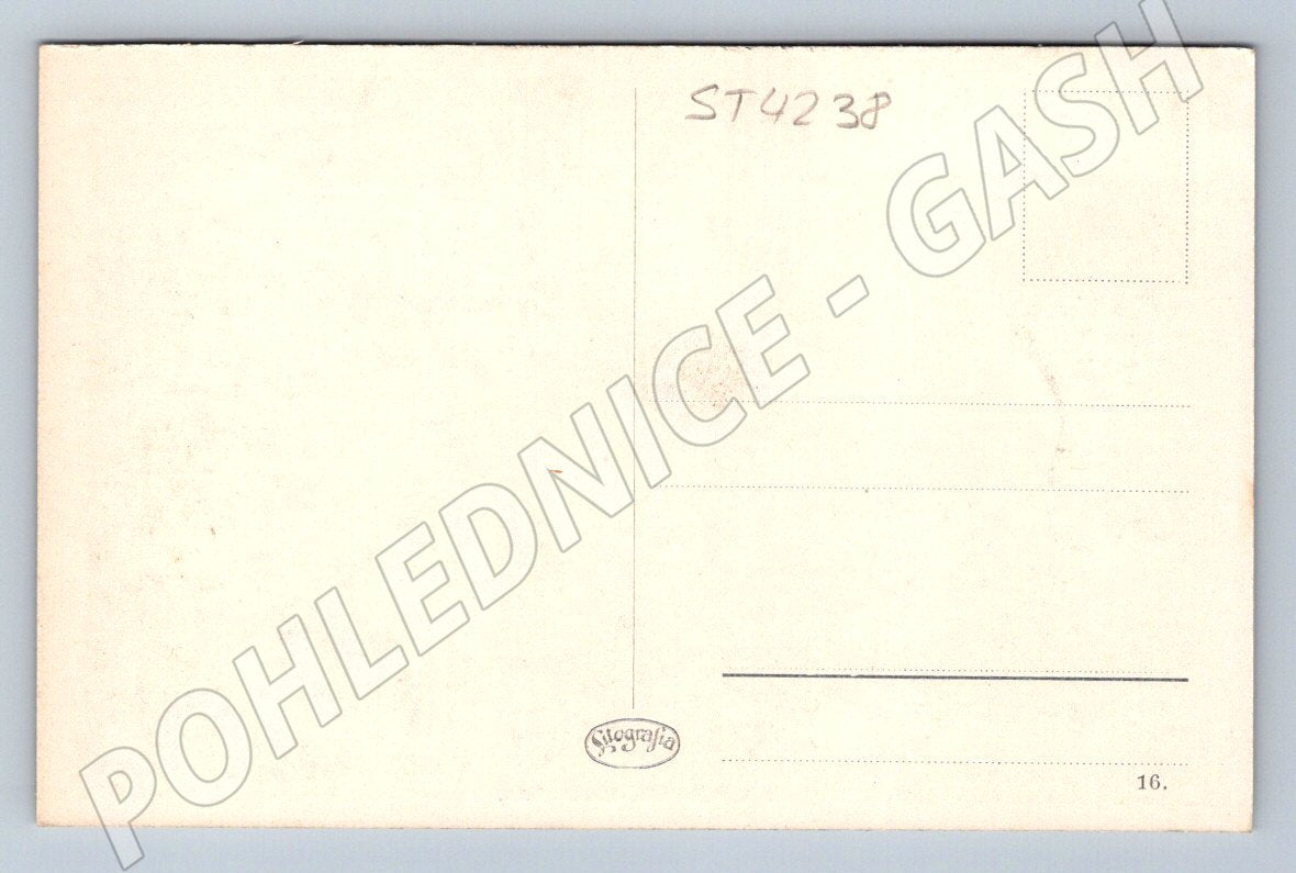 Postcard Karlovy Vary Market Square (ST4238)