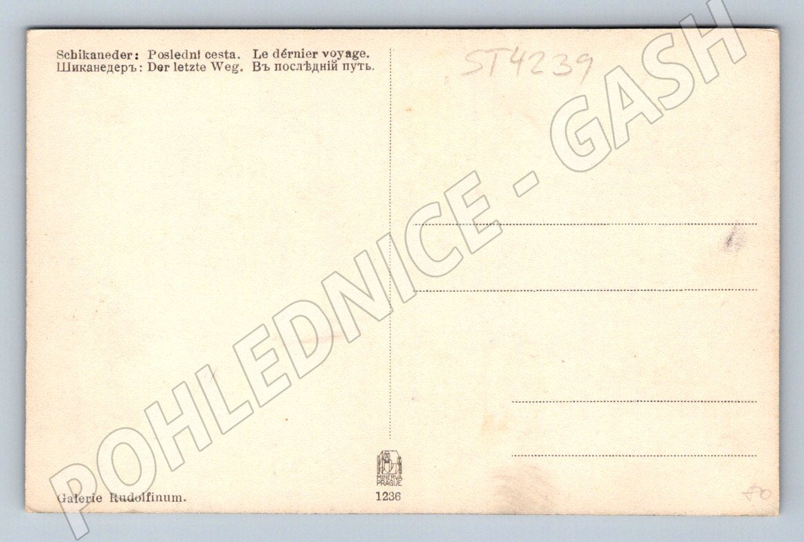 Postcard Schikaneder The Last Journey (ST4239)