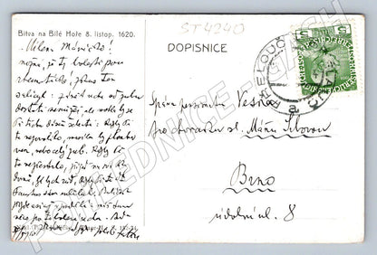 Postcard Battle of White Mountain 1620 (ST4240)