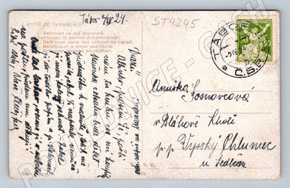 Postcard Beethoven in his study (ST4245)