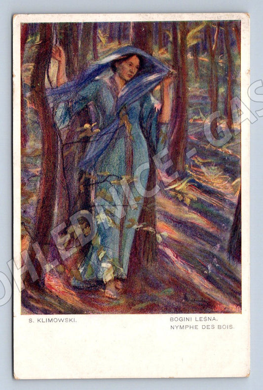 Postcard Forest Nymph S Klimowski (ST4250)