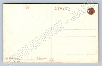 Postcard wedding ceremony of the aristocracy (ST4253)