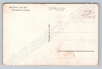 Postcard Trocnov 1424–1924 B Dvořák (ST4258)