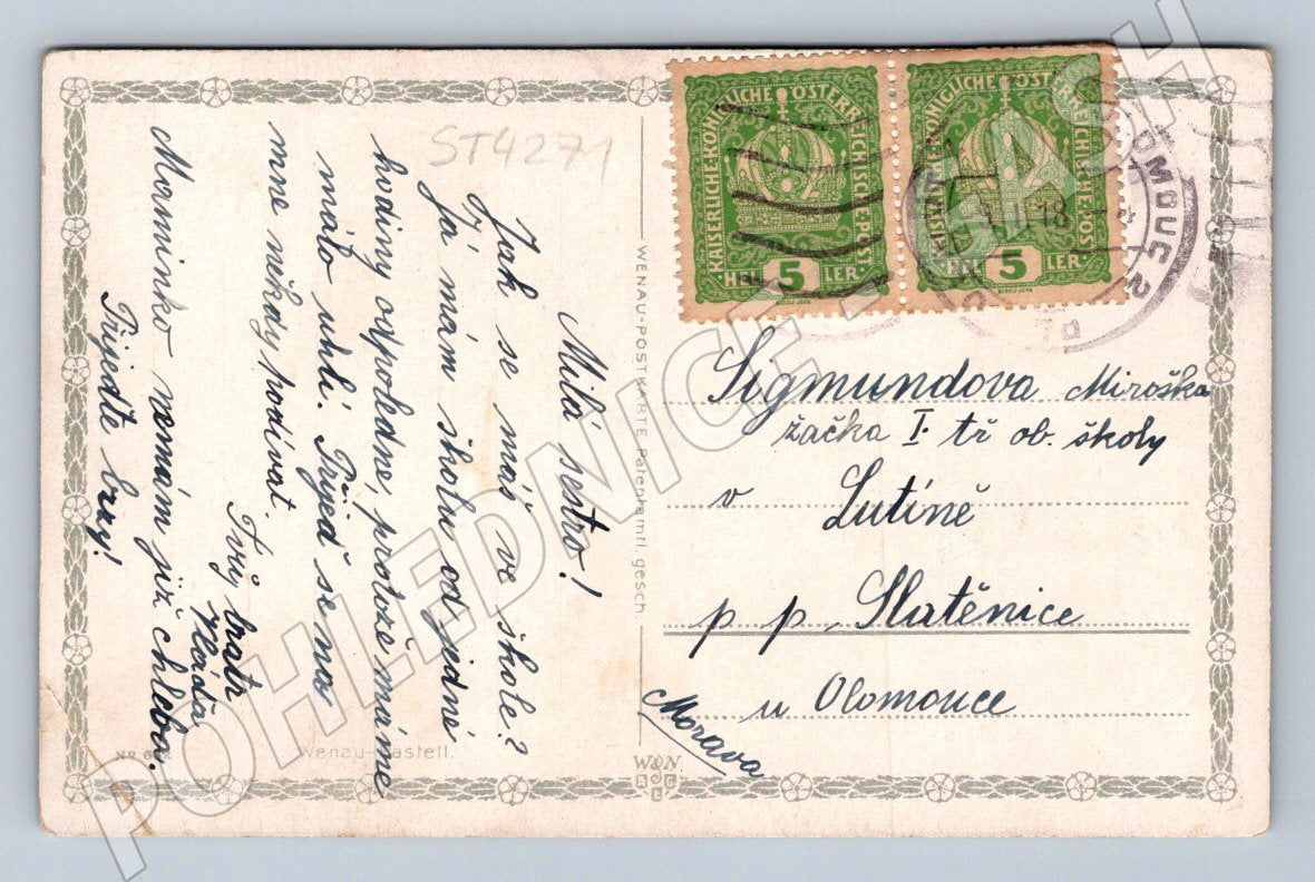Postcard Lutín Austria-Hungary (ST4271)