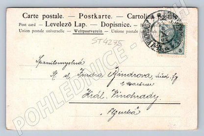 Postcard Pillig Czech landscape 1902 (ST4275)