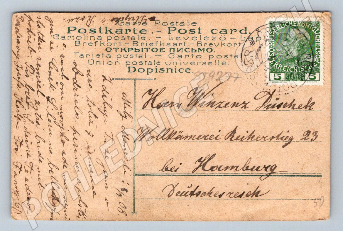 Postcard angels at the bedside 1906 (ST4277)