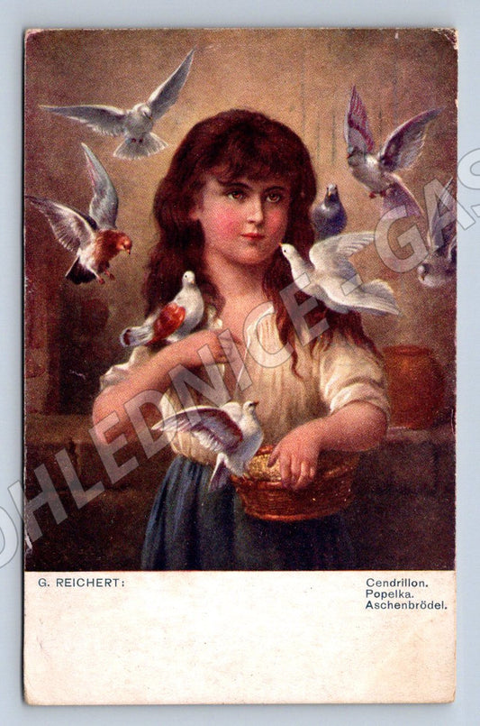 Pohlednice Popelka Cendrillon 1921 (ST4282)